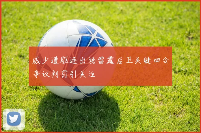 威少遭驱逐出场雷霆后卫关键回合争议判罚引关注