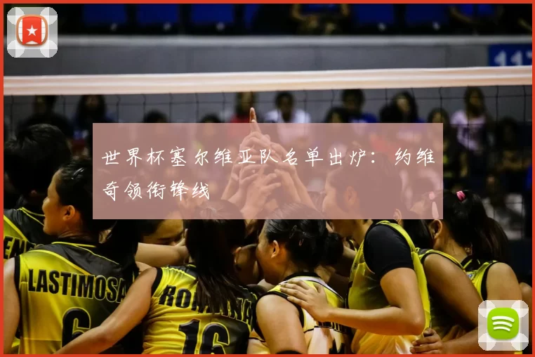 世界杯塞尔维亚队名单出炉:约维奇领衔锋线