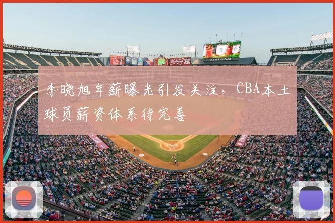 李晓旭年薪曝光引发关注,CBA本土球员薪资体系待完善